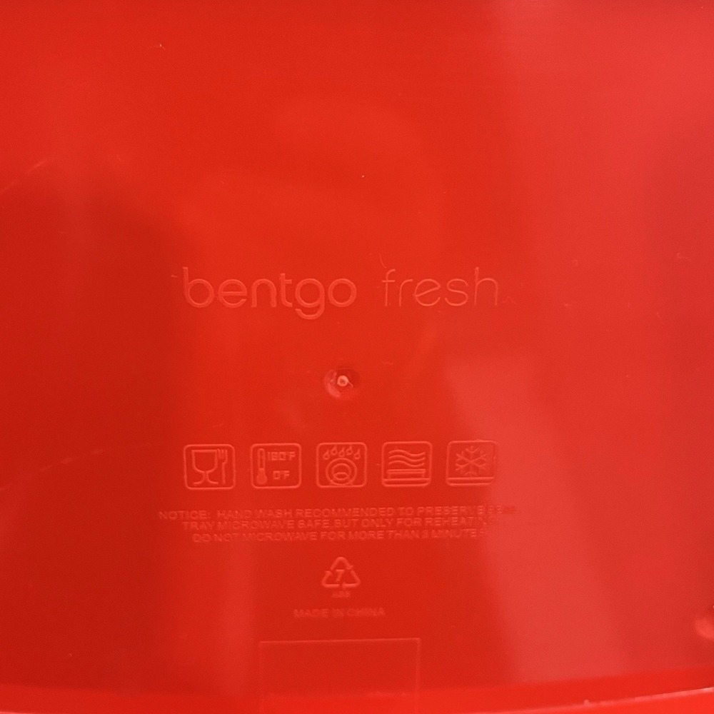 Bentgo Fresh Bento Lunch Box Container Red Divided Tray Compartment Leak Proof - Picture 9 of 9